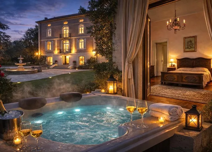 לינה וארוחת בוקר Io&Te Suite Privata Con Jacuzzi A Villa Monteriolo